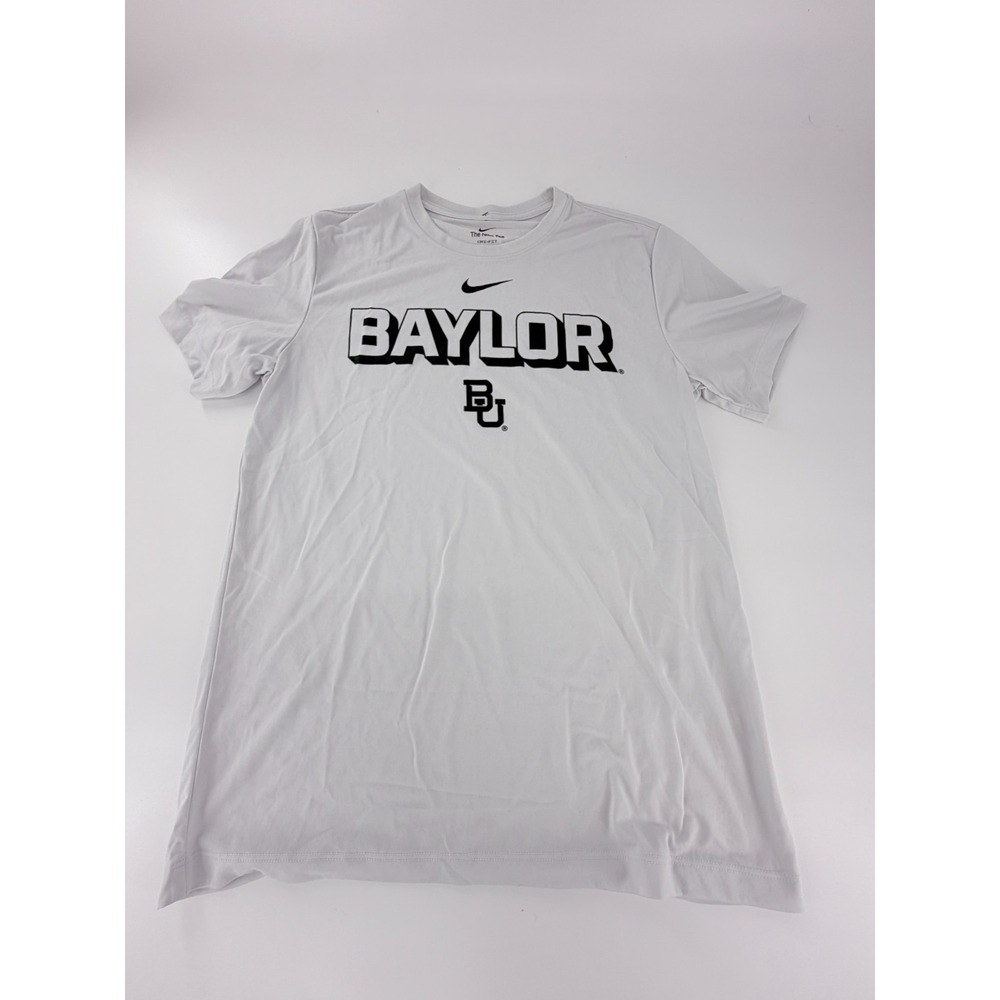 Baylor Bears Nike Dri-Fit Legend Tee T-shirt Grey Green New Size M Medium BU